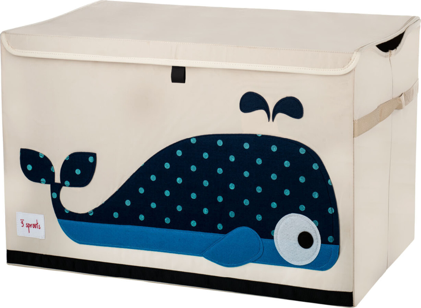 Opbevaringskasse med låg (flere varianter) Multi Tekstil 61cm x 37cm x 38cm Whl - Multi - 61cm x 37cm x 38cm - Pixie
