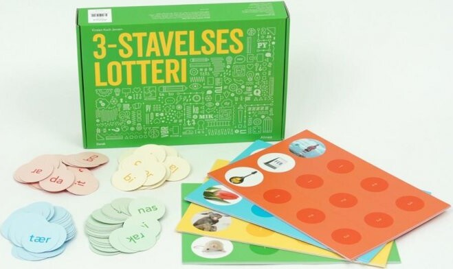 3-stavelseslotteri - Billedlotteri Med Bogstaver Til Børn