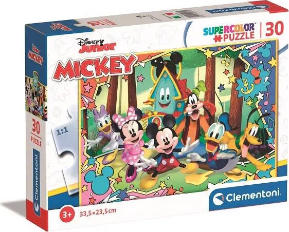 Mickey Mouse Puslespil - Disney Junior - 30 Brikker - Clementoni