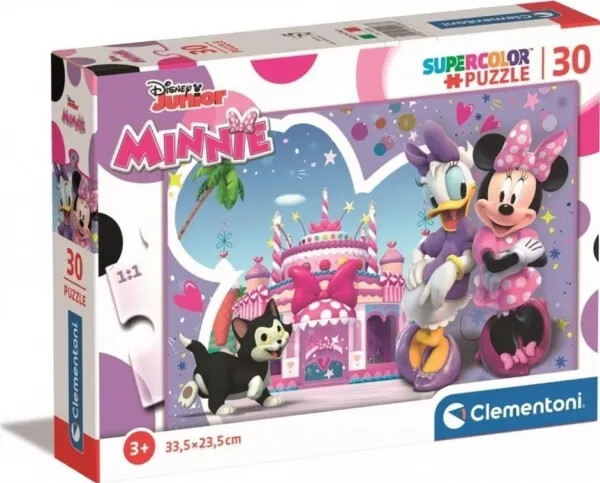 Disney Puslespil - Minnie Mouse - 30 Brikker - Clementoni