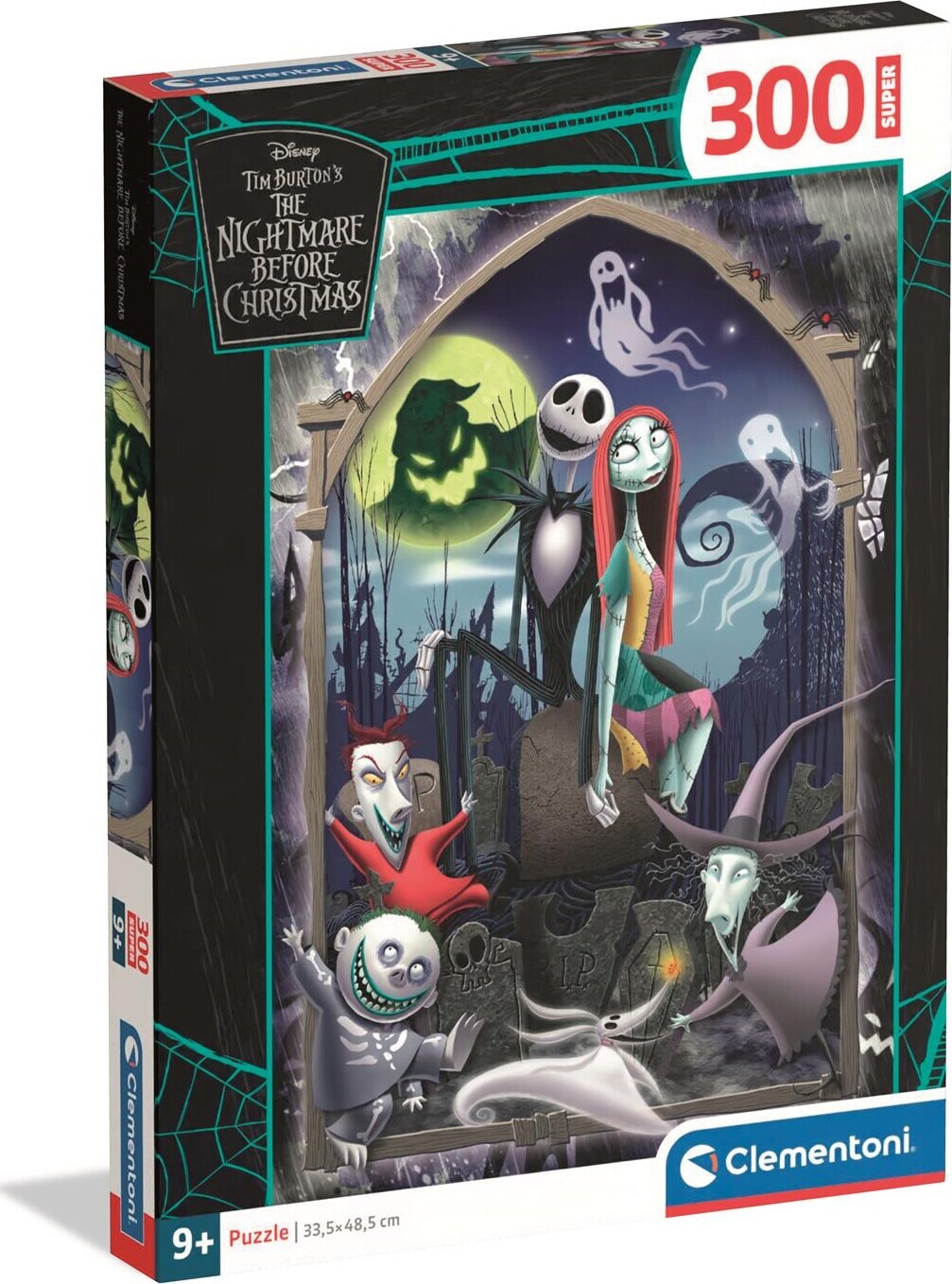 Clementoni Puslespil - Nightmare Before Christmas Brikker - 300 Brikker