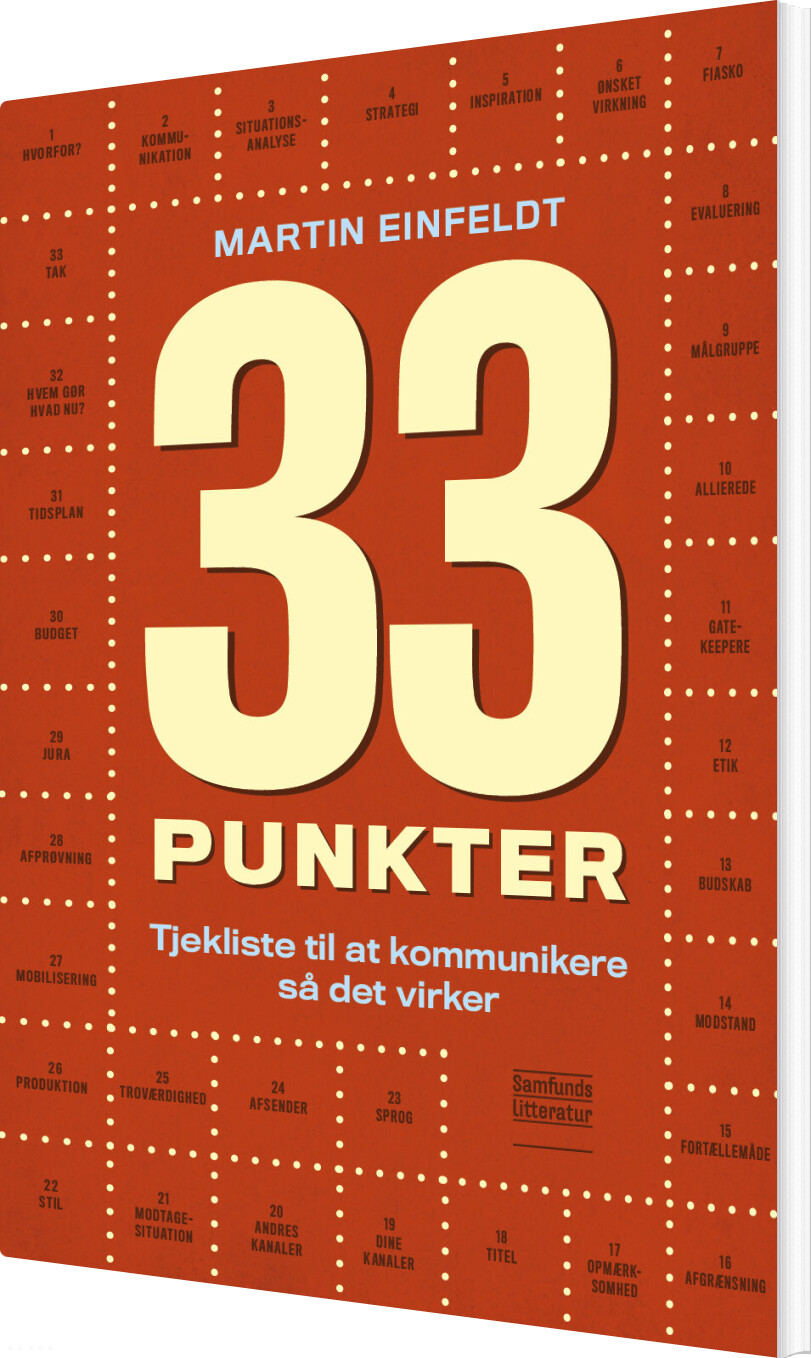 33 Punkter - Martin Einfeldt - Bog