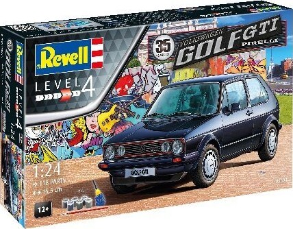 Revell - Vw Golf Gti Bil Byggesæt - 1:24 - Level 4 - 05694 billede