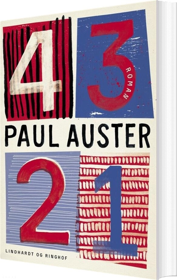 Billede af 4 3 2 1 - Paul Auster - Bog