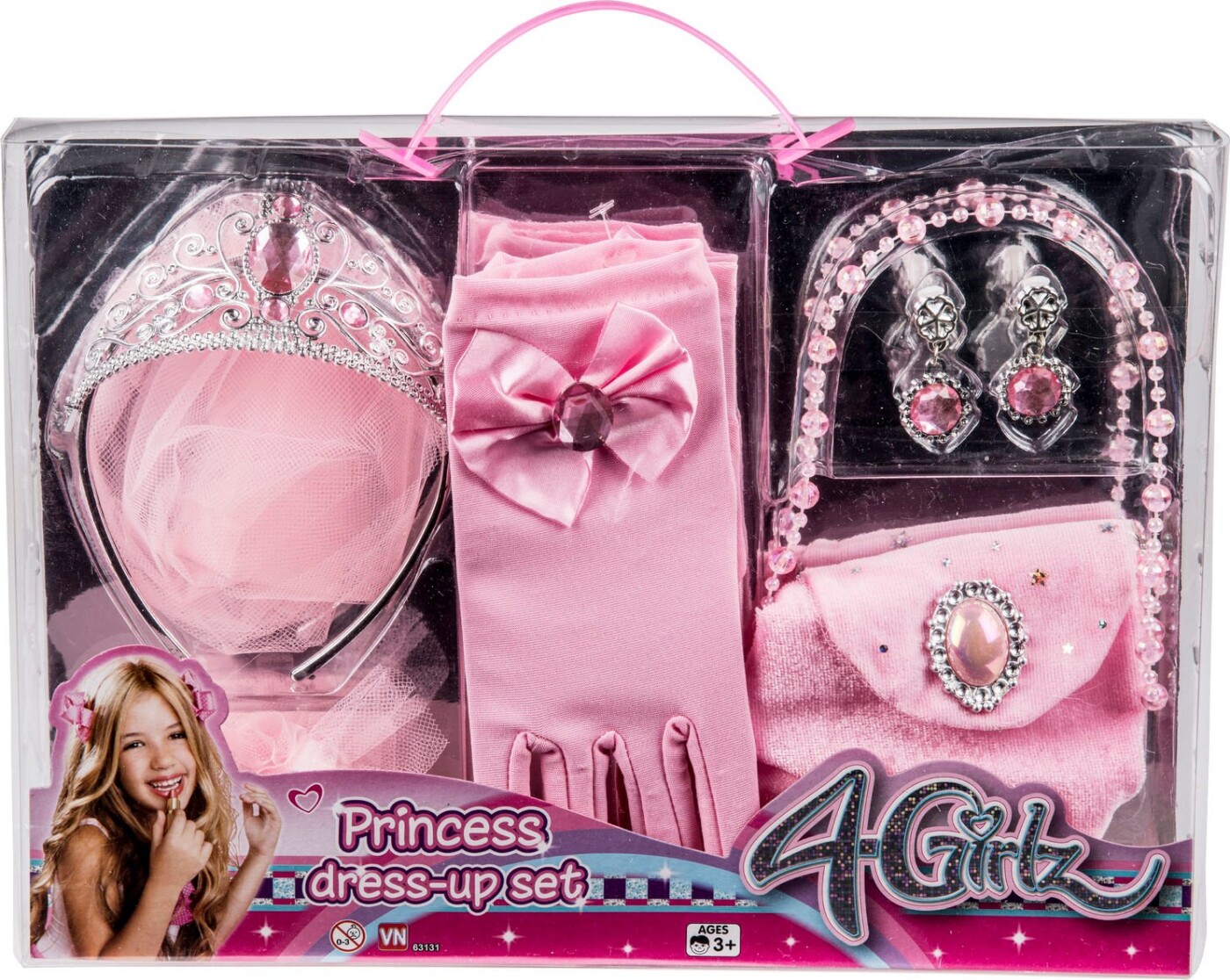 4-girlz - Prinsesse Udklædning Tilbehør Til Børn - 5 Dele