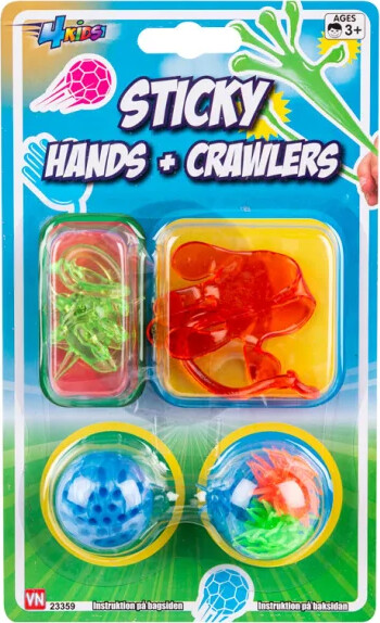 4 - Kids Sticky Sæt - 6 Dele