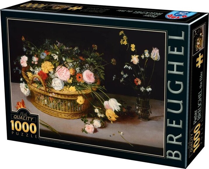 Se Puslespil - 1000 Brikker - Pieter Bruegel - Blomster hos Gucca.dk