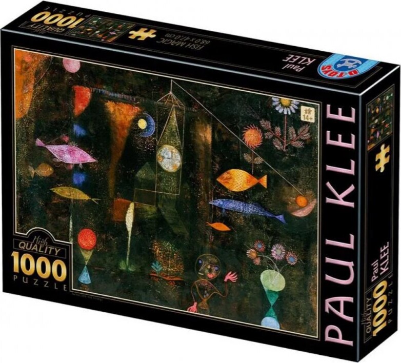 Puslespil - 1000 Brikker - Paul Klee - Fish Magic