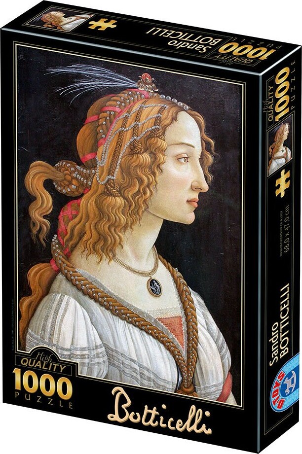 Puslespil - 1000 Brikker - Sandro Botticelli - Portræt