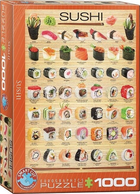 Eurographics Puslespil - 1000 Brikker - Sushi