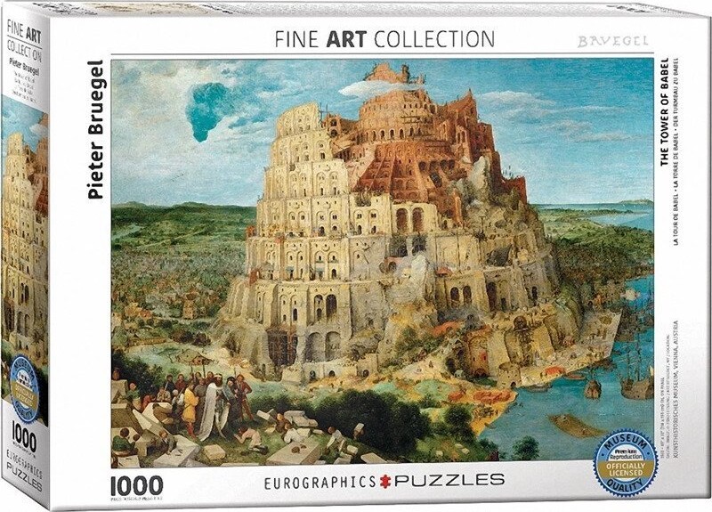 Eurographics Puslespil - 1000 Brikker - The Tower Of Babel