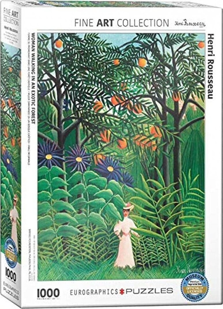 Eurographics Puslespil - 1000 Brikker - Woman In Exotic Forest