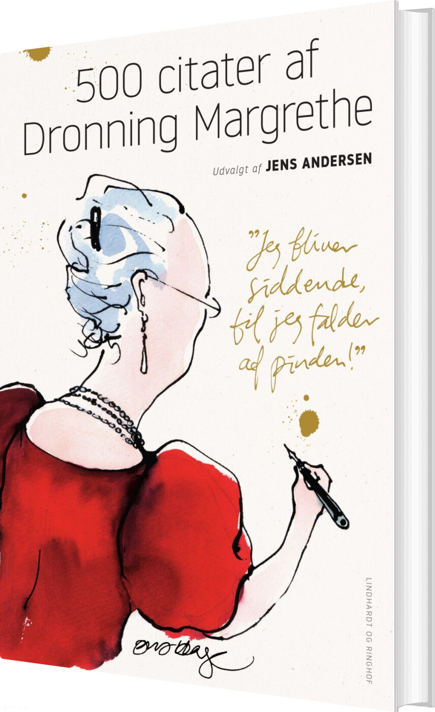 500 Citater Dronning Margrethe Jens Andersen - Indbundet - Gucca.dk