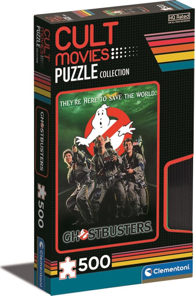 Clementoni Puslespil - Ghostbusters - Cult Movies Collection - 500 Brikker