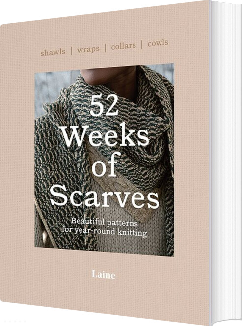 52 Weeks Of Scarves - Laine - English Book