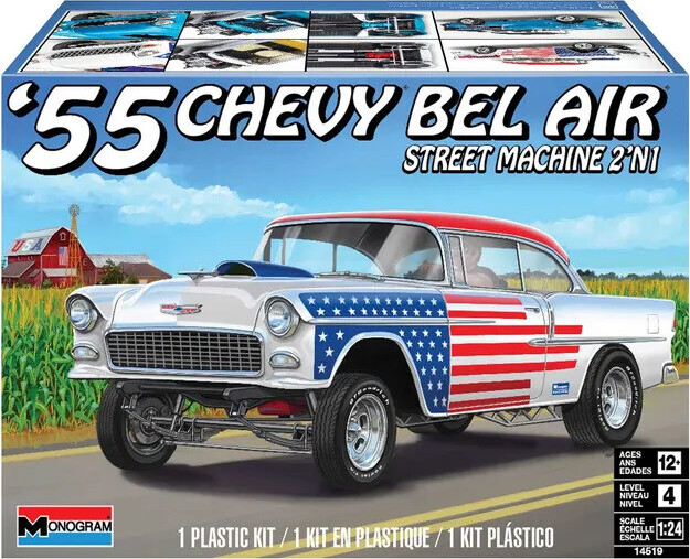 Billede af Revell - '55 Chevy Bel Air Bil Byggesæt - 1:24 - Level 4 - 14519