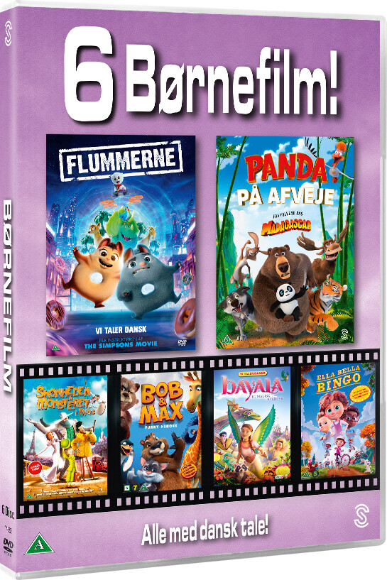 6 Børnefilm - DVD - Film