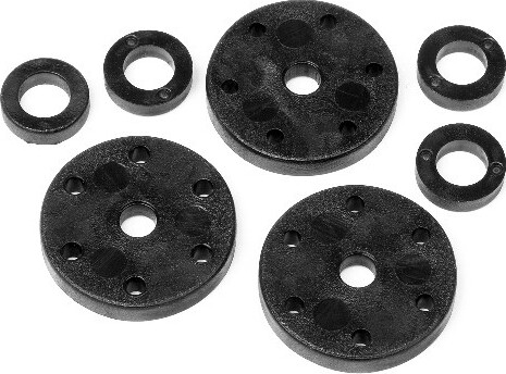 Billede af 6 Holes Shock Piston Set (holes 1.2/1.3/1.4mm) - Hp67353 - Hpi Racing