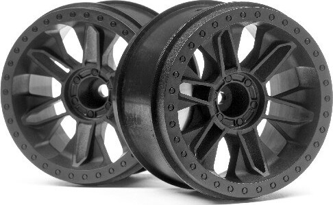 Billede af 6-shot St Wheel (black/2pcs) - Hp116528 - Hpi Racing