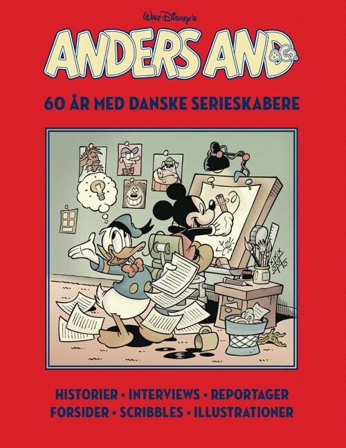 Billede af Anders And & Co - 60 år Med Danske Serieskabere - Disney - Tegneserie hos Gucca.dk