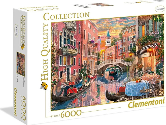 Clementoni Puslespil - Atardecer En Venecia - High Quality - 6000 Brikker