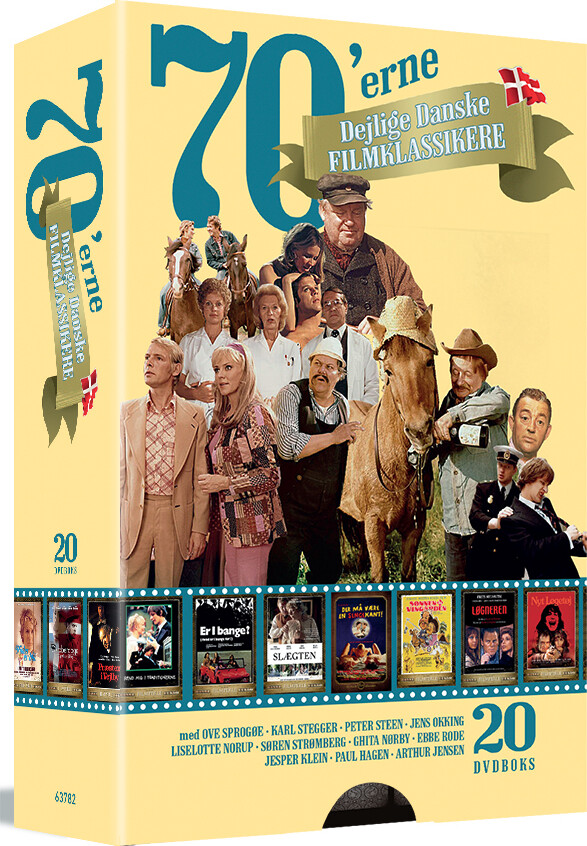 70'ernes Danske Filmklassikere - DVD - Film
