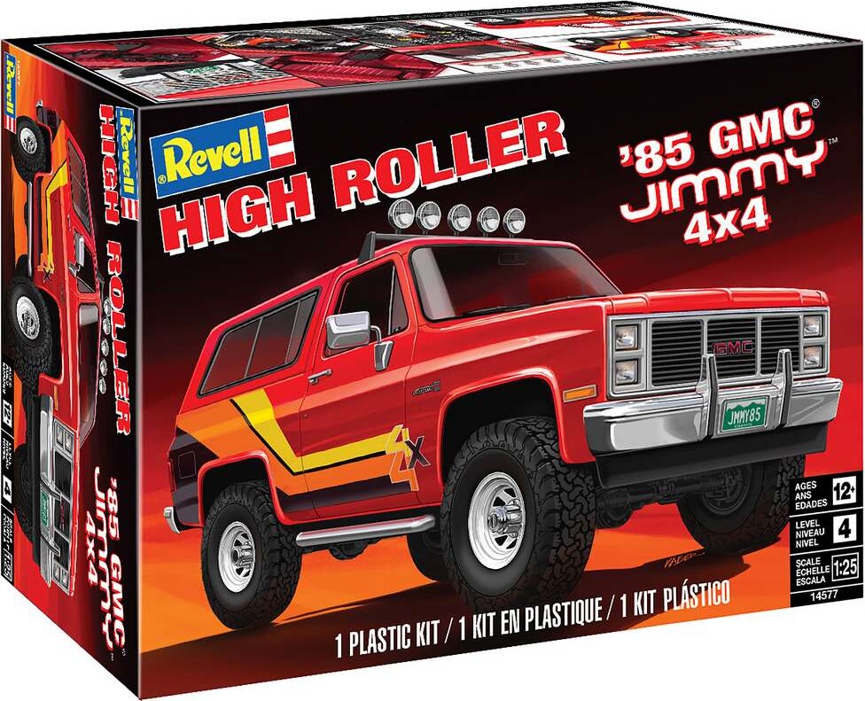 Revell - High Roller 85 Gmc Jimmy 4x4 Byggesæt - 1:25 - 14577