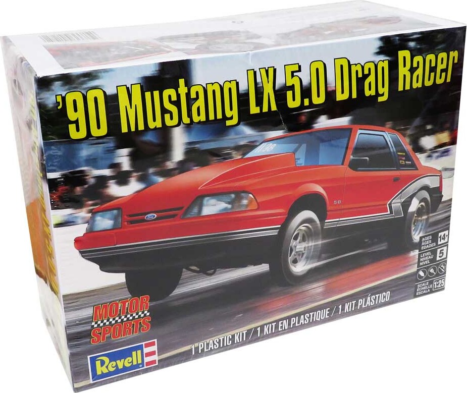 Billede af Revell - Mustang Lx 5.0 Drag Racer Bil Byggesæt - 1:25 - 14195