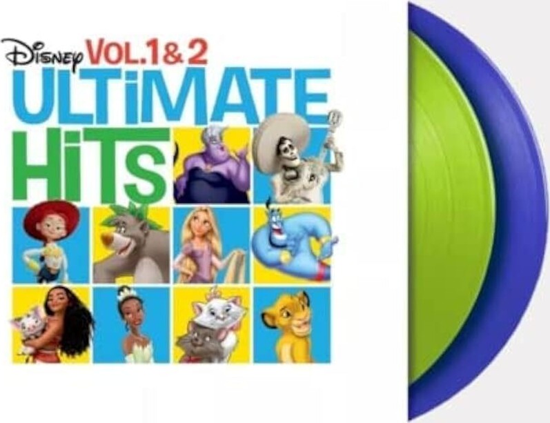 Disney Ultimate Hits Vol. 1 Og 2 - Vinyl Lp