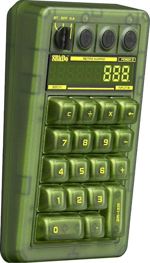 8BitDo Mechanical Numpad (Xbox Edition) - Numpad - Grøn