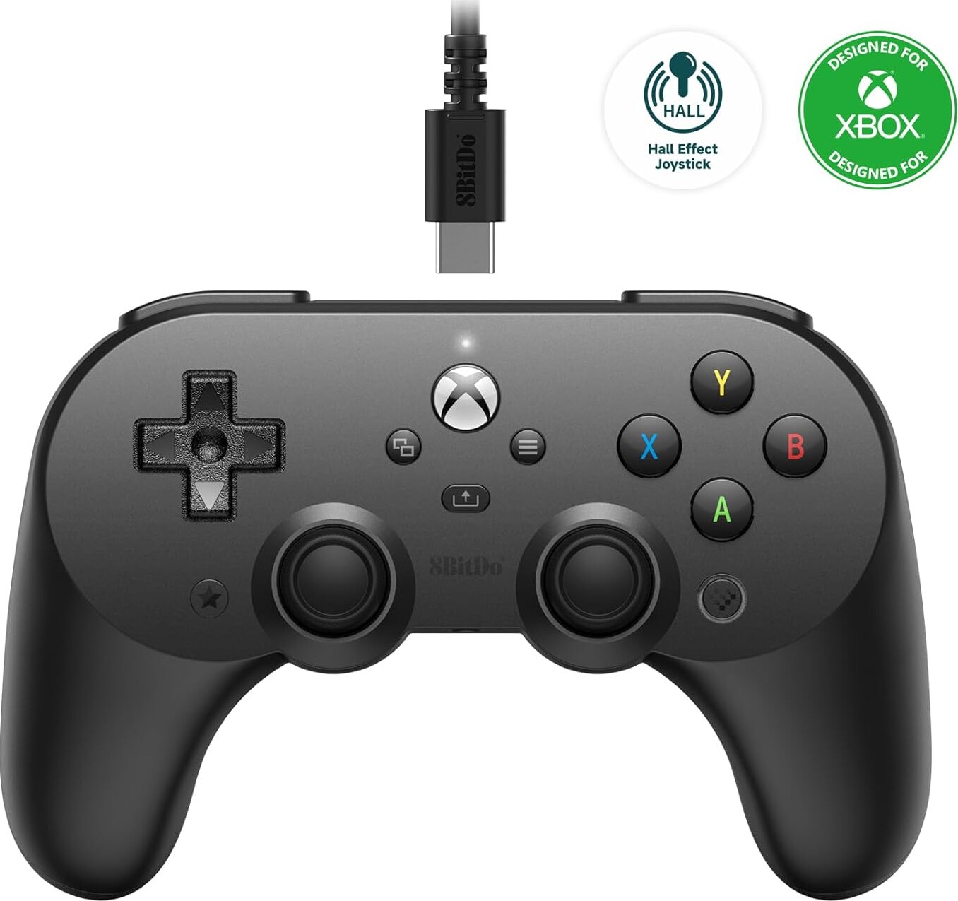 8bitdo Pro 2 Wired Xbox Gamepad Black