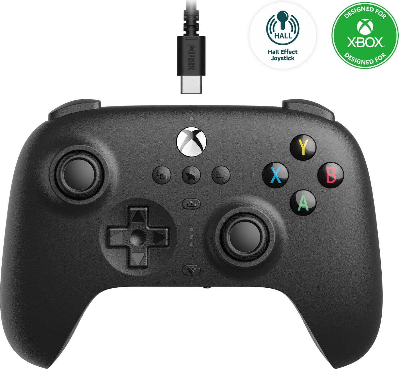 8bitdo Ultimate Wired Controller For Xbox Hall Ed/black