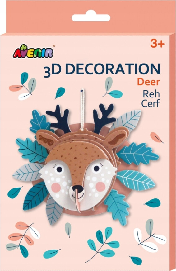 3d Byggesæt - Dådyr Motiv - Avenir