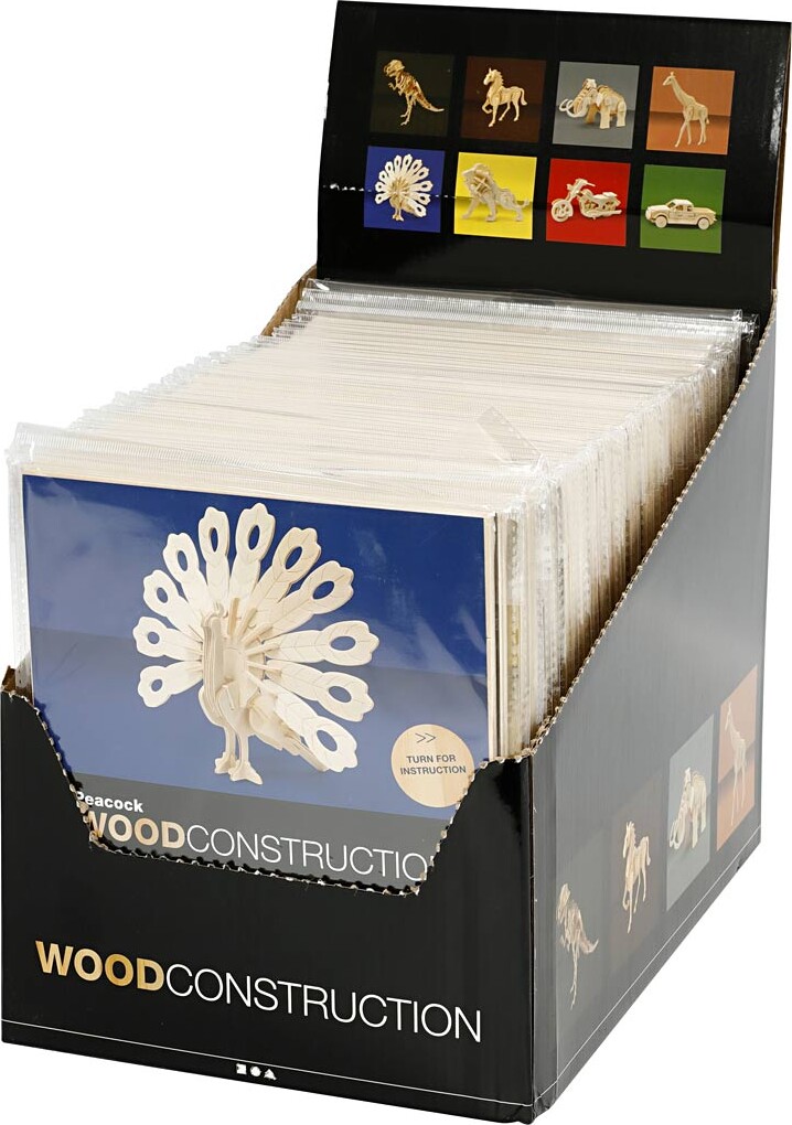 3d Konstruktionsfigur - Str. 9-25 Cm - 8x6 Stk.