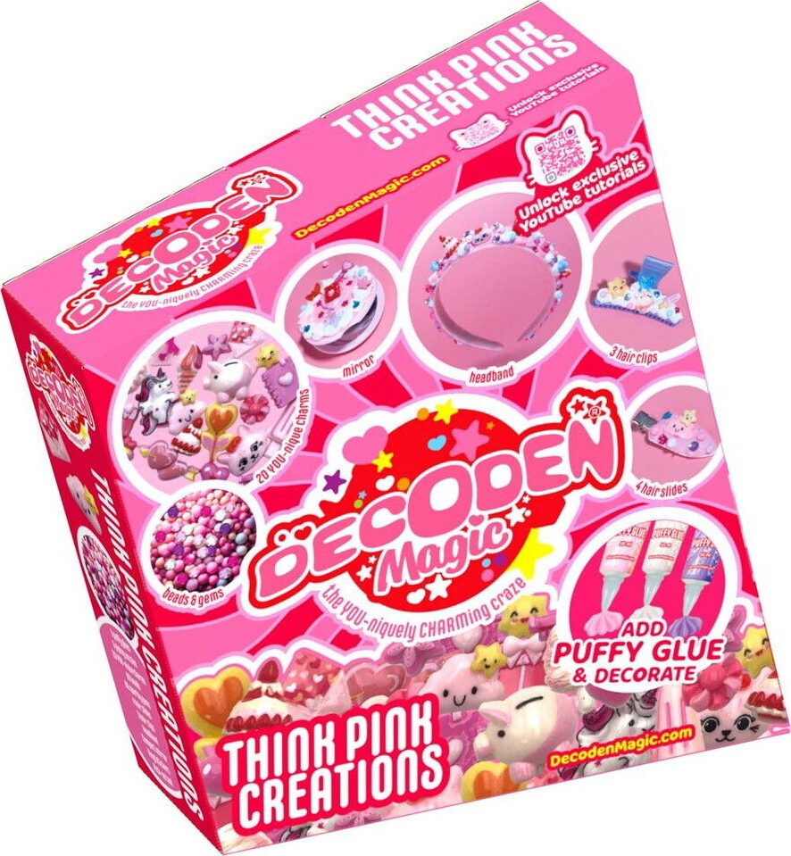 Decoden Magic - Deluxe Think Pink Creations - Diy Sæt Til Børn