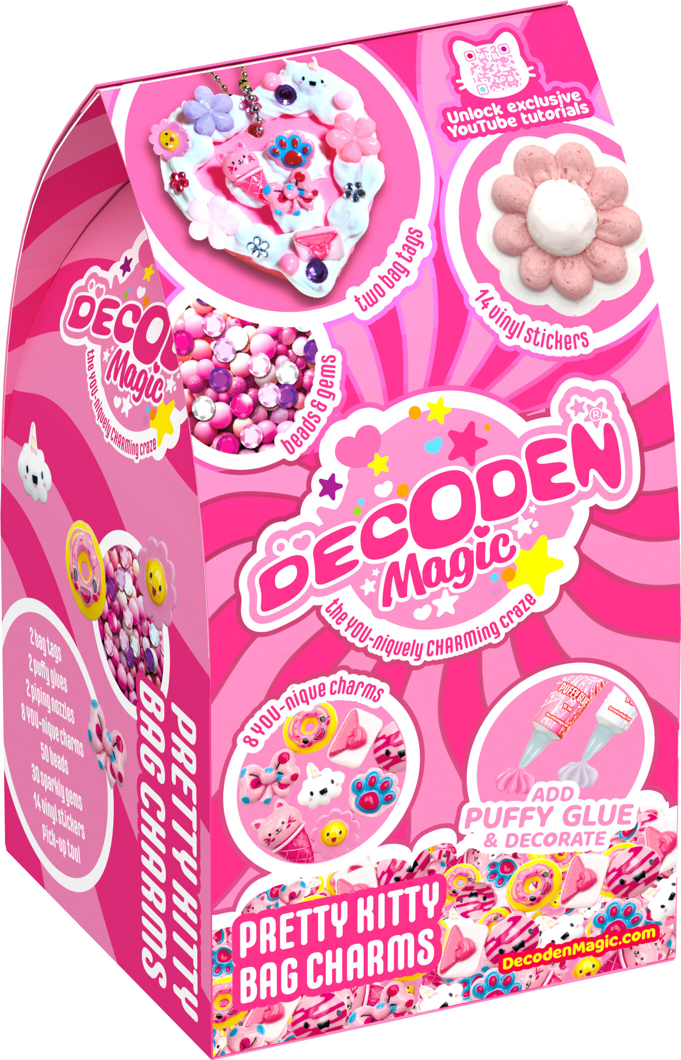3d Magic - Mini Pretty Kitty Bag Charms