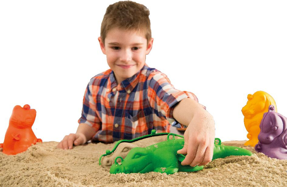 3d Sandformesæt Med 4 Dyr