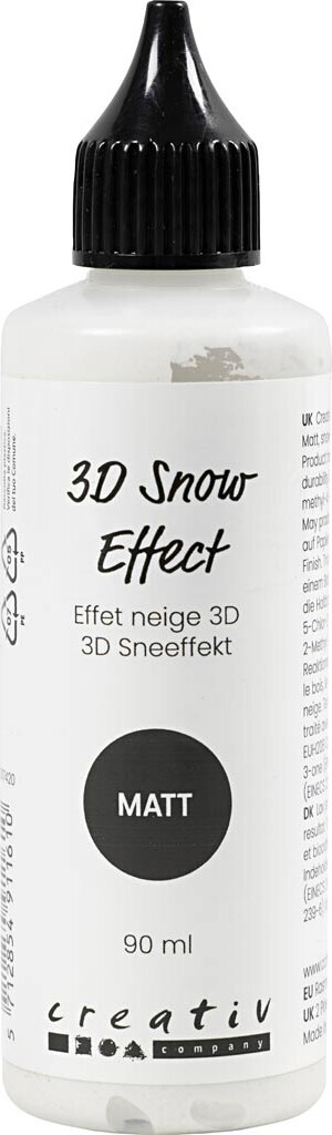 3d Sneeffekt - Mat - Hvid - 90 Ml