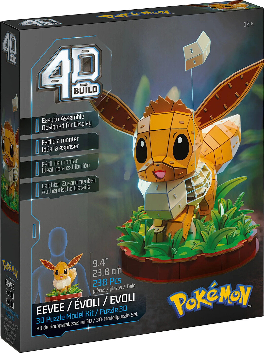 4d Puslespil Pokémon 20 Cm - Eevee
