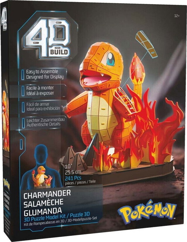 Spin Master 4D Build Pokemon Puslespil - 30cm - Charmander