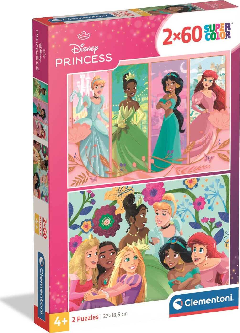 2x60 Puslespil Disney Princess Brikker