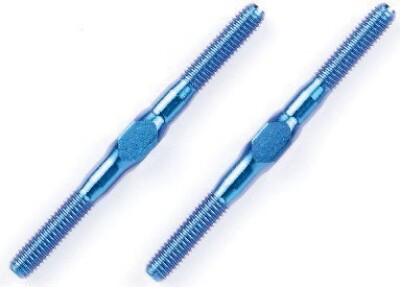 3x38mm Blue Titan Turnbuckle 2stk - 42119 - Tamiya