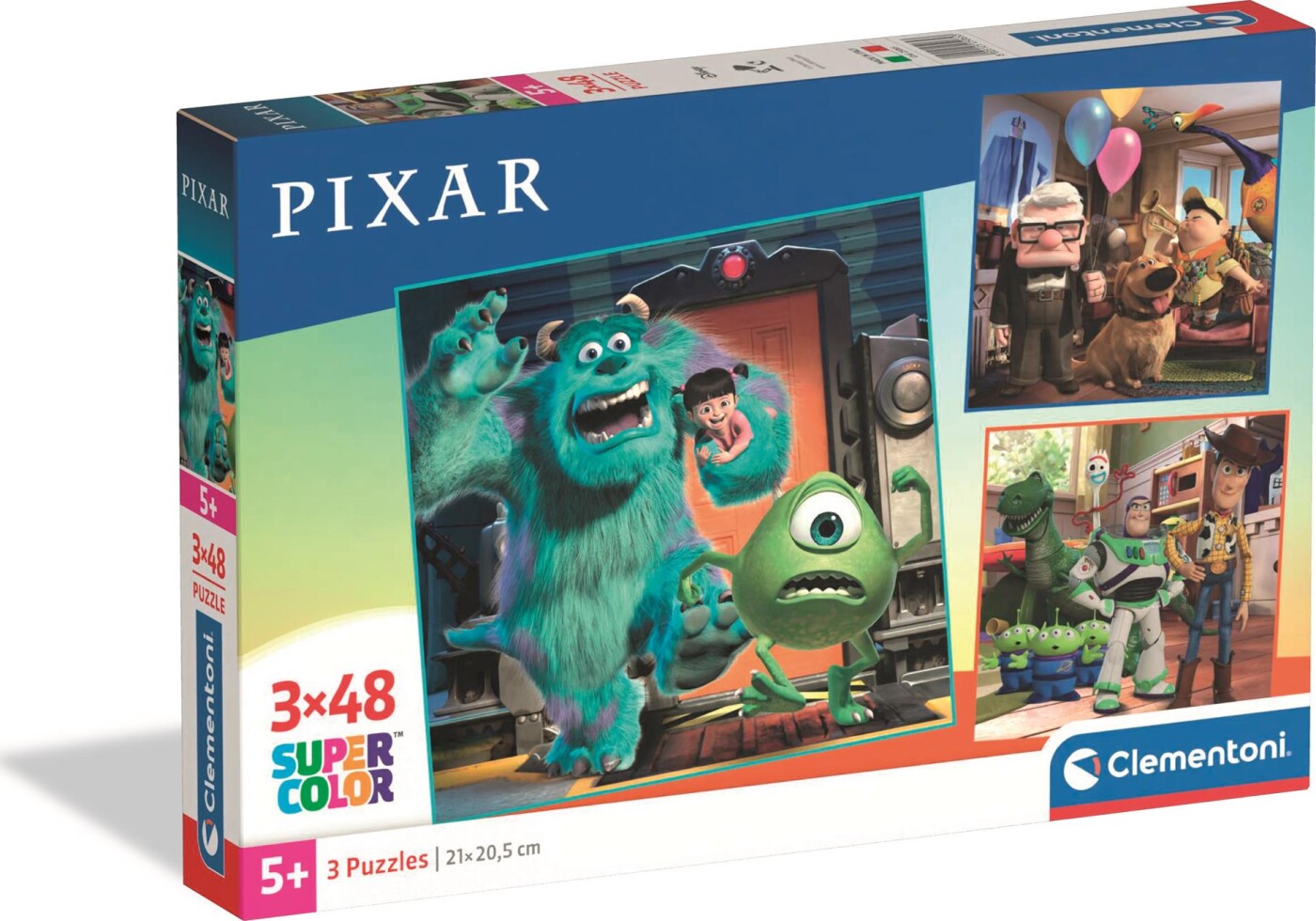 3x48 Puslespil Square - Disney Pixar Brikker