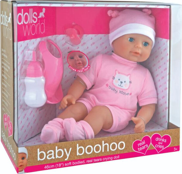 Baby Boohoo 46 Cm Med Tårer Og Tilbehør - Lyserødt Tøj