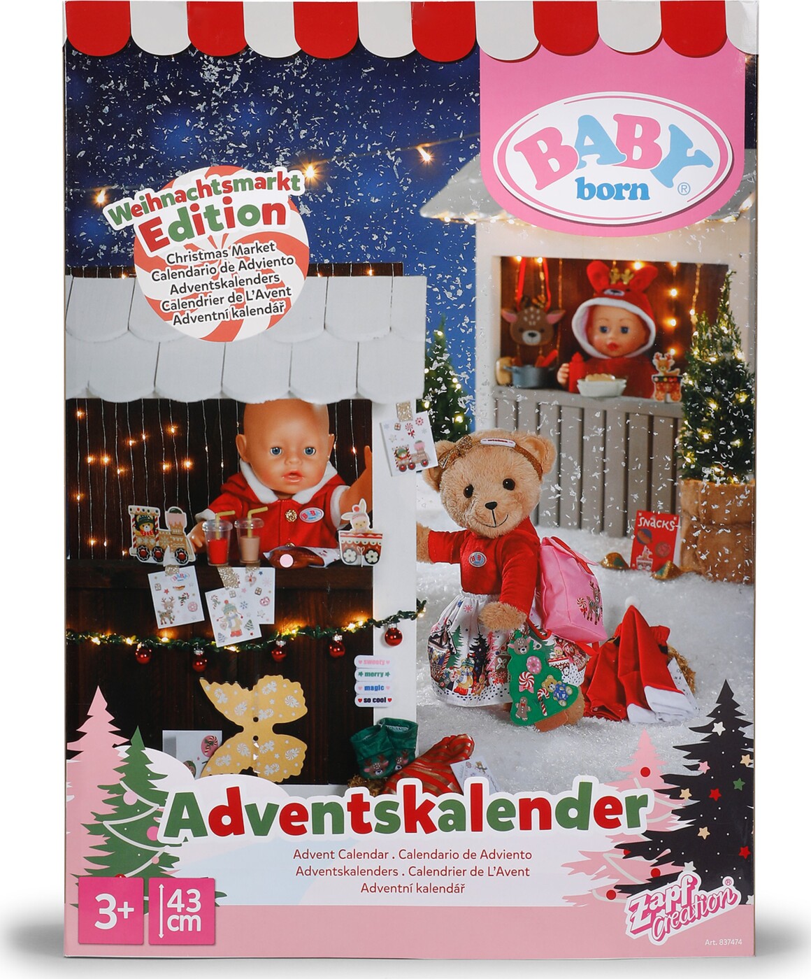 Baby Born - Julekalender 43 Cm - (837474)