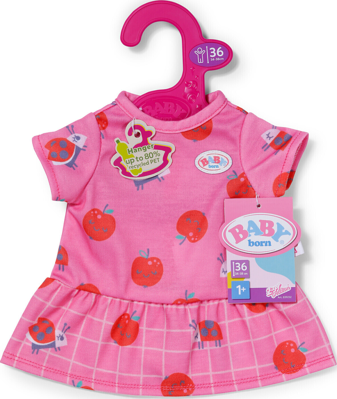 Baby Born - Kjole Pink 36 Cm