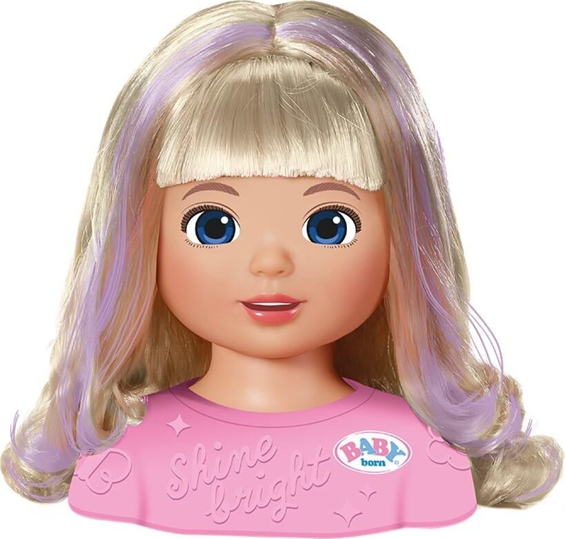 Baby Born - Carla Dukke Styling Hoved Med Hår Og Tilbehør