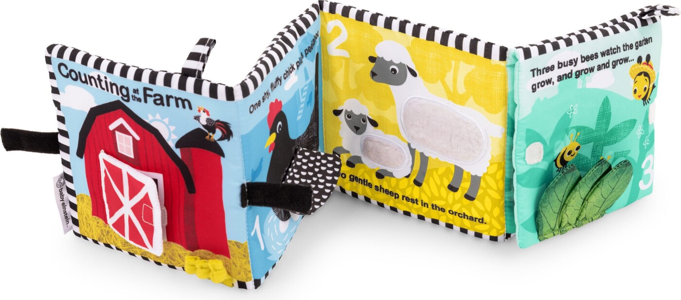 Baby Einstein - Counting At The Farm Blød Aktivitetsbog - Bog billede