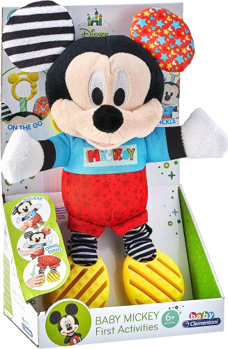 Se Mickey Mouse Bamse - Disney Baby - Clementoni - 27 Cm hos Gucca.dk