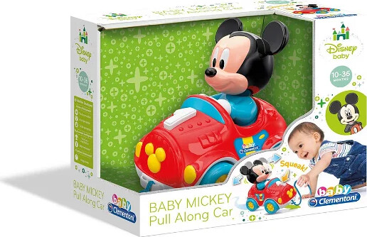 Se Disney - Mickey Mouse Trækbil - Clementoni Baby hos Gucca.dk